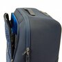 Piquadro COLEOS Active 64 л тканевый чемодан на 4-х колесах синий