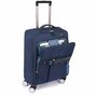 Piquadro HEXAGON 46 л текстильна валіза на 4 колесах синя