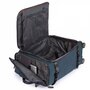 Piquadro PIERRE 34 л тканевый чемодан на 4 колесах синий