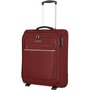 Малый чемодан на двух колесах Travelite Cabin ручная кладь на 44 л весом 1,9 кг Бордовый