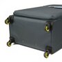 IT Luggage GLINT 57 л валіза з поліестеру на 4 колесах сіра