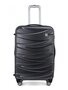 IT Luggage TIDAL 84/105 л валіза з ABS пластику на 4 колесах сіра