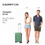 CarryOn Transport 35 л валіза з поліпропілену на 4 колесах оливкова