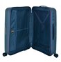 March Bel Air 107 л чемодан из полипропилена на 4-х колесах синий