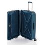 March Canyon 107 л чемодан из полипропилена на 4-х колесах синий металлик
