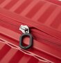 Echolac CELESTRA комплект валіз з полікарбонату на 4 колесах червоний