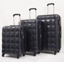 Echolac SQUARE PRO комплект чемоданов из поликарбоната на 4 колесах синий