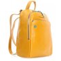 Piquadro Blue Square 6 л міський рюкзак з натуральної шкіри жовтий