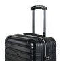 Rock Chicago 90 л чемодан из ABS пластика на 4 колесах черный