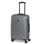 Rock Chicago 60 л чемодан из ABS пластика на 4 колесах серый