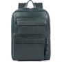 Piquadro VOSTOK 16 л городской рюкзак для ноутбука из натуральной кожи зеленый
