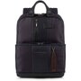 Piquadro Brief Bagmotic 20 л городской текстильный рюкзак для ноутбука синий