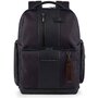 Piquadro Brief Bagmotic 23 л міський текстильний рюкзак для ноутбука синій