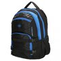 Enrico Benetti Natal 35 л городской рюкзак для ноутбука из полиэстера черный с синим