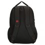 Enrico Benetti Natal 35 л міський рюкзак для ноутбука з поліестеру чорний з червоним