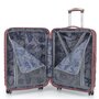Gabol Oporto 62 л чемодан из ABS пластика на 4 колесах розовый