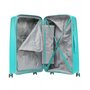 Travelite CERIS 72/83 л чемодан из полипропилена на 4 колесах зеленый