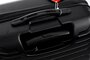 Roncato Fusion 102 л чемодан на 4-х колесах из поликарбоната черный