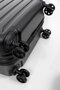 Roncato Fusion 41 л чемодан для ручной клади на 4-х колесах из поликарбоната черный