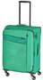 Комплект валіз Travelite Kite з тканини на 4-х колесах Зелений