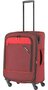 Комплект чемоданов Travelite Derby с расширительной молнией из ткани Красный
