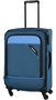 Комплект валіз Travelite Derby з розширювальної блискавкою з тканини Синій