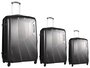Комплект чемоданов Carlton PADDINGTON из пластика на 4-х колесах Черный