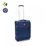 Легка валіза під ручну поклажу 42/48 л Roncato Crosslite синій
