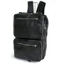 Сумка-рюкзак мужская из натуральной кожи Jasper&amp;Maine Черный