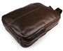 Рюкзак кожаный Tiding Bag с отделом под ноутбук Коричневый