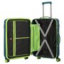 Середня пластикова валіза Travelite Vector на 79/91 л Бірюзовий