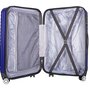 Средний чемодан CARLTON Zigzag на 62 л из пластика Синий