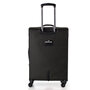 Средний тканевый чемодан Swissbrand Hamilton на 66 л весом 3,2 кг Черный