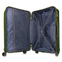 Велика валіза VIF Denver на 97 л вагою 4 кг з поліпропілену Зелений