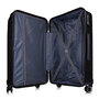 Велика валіза VIF Denver на 97 л вагою 4 кг з поліпропілену Чорний