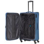 Великий чемодан Travelite Story на 72 л вагою 3,8 кг тканинний Антрацит