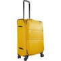 Середня тканинна валіза JUMP Lauris на 53/61 л вагою 3,2 кг Жовта