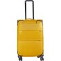 Середня тканинна валіза JUMP Lauris на 53/61 л вагою 3,2 кг Жовта