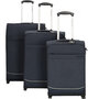 Средний тканевый чемодан Enrico Benetti Dallas на 53 л весом 2,6 кг Антрацит