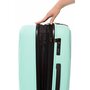 Большой чемодан V&amp;V Travel TIFFANY из полипропилена на 115/125 л весом 4,3 кг Голубой