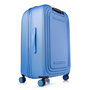 Средний чемодан Mandarina Duck LOGODUCK с расширительной молнией на 70 л из поликарбоната Синий