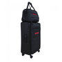 Середня тканинна валіза V&amp;V Travel Volunteer на 68 л вагою 3,1 кг Чорний