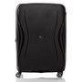 Большой чемодан V&amp;V Travel TIFFANY из полипропилена на 115/125 л весом 4,3 кг Черный