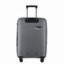 Мала валіза ручна поклажа V&amp;V Travel Summer Breeze з поліпропілену на 40 л вагою 2,3 кг Сірий