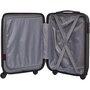 Мала пластикова валіза VIP OAKLAND ручна поклажа на 35 л вагою 2,6 кг Чорний