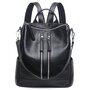 Женский рюкзак из натуральной кожи Olivia Leather Черный