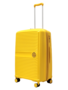 Средний чемодан Airtex 223 из полипропилена на 68 л с расширительной молнией Желтый