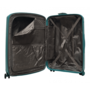 Средний чемодан Airtex 223 из полипропилена на 68 л с расширительной молнией Бирюзовый