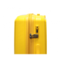 Мала валіза Airtex 223 з поліпропілену на 38 л з розширювальною блискавкою Жовтий