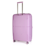 Велика валіза Airtex 245 з поліпропілену на 108 л + блискавка розширювальна вагою 3,8 кг Рожевий